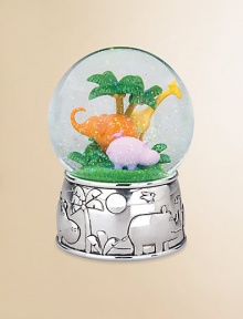 From the Jungle Parade collection, this lovely keepsake is perfect for the little explorer who's fascinated with the wild creatures found in the jungles and rainforests. Featuring a wonderful jungle image of a giraffe, elephant and hippo, all on a silverplate base of animals on parade, this whimsical piece is sure to be treasured for years to come.Elegantly gift boxedSilverplate6.25H X 4.25WImported From the Jungle Parade collection, this lovely keepsake is perfect for the little explorer who's fascinated with the wild creatures found in the jungles and rainforests. Featuring a wonderful jungle image of a giraffe, elephant and hippo, all on a silverplate base of animals on parade, this whimsical piece is sure to be treasured for years to come.Elegantly gift boxedSilverplate6.25H X 4.25WImported