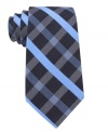 With a modified plaid, this DKNY tie is the antidote to your every day work rotation.