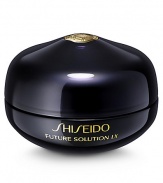 A powerful restorative eye and lip cream that improves all signs of aging. This luxuriously hydrating eye and lip treatment is formulated with the innovative Form Support Veil to visibly diminish the appearance of wrinkles, fine lines and sagging around the delicate eye and lip areas. Leaves skin with a velvety radiance. 0.54 oz.Call Saks Fifth Avenue New York, (212) 753-4000 x2154, or Beverly Hills, (310) 275-4211 x5492, for a complimentary Beauty Consultation. ASK SHISEIDOFAQ 