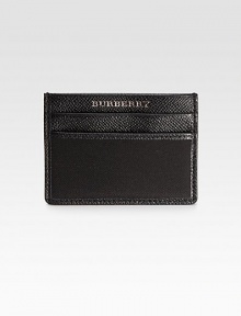 Access all of your cards instantly with this stylish case rendered in nylon with signature leather trim.Two card slots94% polyamide/6% acrylic4W x 3HImported Access all of your cards instantly with this stylish case rendered in nylon with signature leather trim.Two card slots94% polyamide/6% acrylic4W x 3HImported