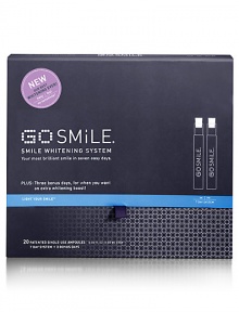 The fastest way to a younger look is a whiter smile. And with the GO SMILE Smile Whitening System, you could see results in just one day! Even more exciting, GO SMILE's patented delivery method is amazingly fast and easy to use, and it ensures that the whitening serum stays potent until the moment you're ready to use it. The fastest way to a younger look is a whiter smile. And with the GO SMILE Smile Whitening System, you could see results in just one day! Even more exciting, GO SMILE's patented delivery method is amazingly fast and easy to use, and it ensures that the whitening serum stays potent until the moment you're ready to use it.