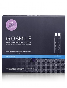 The fastest way to a younger look is a whiter smile. And with the GO SMILE Smile Whitening System, you could see results in just one day! Even more exciting, GO SMILE's patented delivery method is amazingly fast and easy to use, and it ensures that the whitening serum stays potent until the moment you're ready to use it.