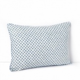 A best-seller for its exquisite fabric and compelling print, this decorative pillow from John Robshaw will add sophisticated flair to the bed, chair or sofa.