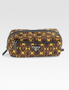 Colorful print silhouette defines this essential travel accessory, crafted in iconic tessuto nylon.Zip closureExterior zip pocketNylon9W x 4H x 4DMade in Italy Colorful print silhouette defines this essential travel accessory, crafted in iconic tessuto nylon.Zip closureExterior zip pocketNylon9W x 4H x 4DMade in Italy