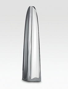 With a narrowed neck and small opening, this mirror polished stainless steel vase make a lasting impression with just a few flowers at a time. From the Cocktail Collection5W X 16½H X 2½DStainless steelHand washImported With a narrowed neck and small opening, this mirror polished stainless steel vase make a lasting impression with just a few flowers at a time. From the Cocktail Collection5W X 16½H X 2½DStainless steelHand washImported