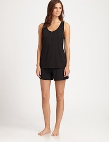 EXCLUSIVELY AT SAKS. Experience the softness of this softly-woven cotton blend for the ultimate in comfort. Drawstring waistPull-on styleInseam, about 4¼ 94% cotton/6% spandexMachine washImported EXCLUSIVELY AT SAKS. Experience the softness of this softly-woven cotton blend for the ultimate in comfort. Drawstring waistPull-on styleInseam, about 4¼ 94% cotton/6% spandexMachine washImported