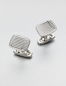 Engraved graphic pattern lends modern sophistication to any formal ensemble.PalladiumAbout ¾ x ½Made in Italy Engraved graphic pattern lends modern sophistication to any formal ensemble.PalladiumAbout ¾ x ½Made in Italy