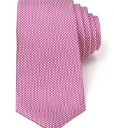 Uncommonly fine silk with an evocative houndstooth pattern infuses your attire with sophistication and luxury. A major contribution to your refined tie collection from Turnbull & Asser.