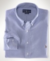 Long-sleeved sport shirt from Polo Ralph Lauren, cut for a comfortable, classic fit.