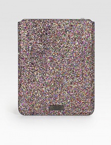 From the 24:7 Collection. Slip your iPad® into this stylish cover crafted from glitter-coated cotton.Accommodates all iPad® modelsFully lined8¼W X 10¼H X 1/4DMade in ItalyPlease note: iPad® not included.