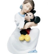 The magic of Disney and beautiful craftsmanship of Nao by Lladro make this heartwarming Mickey Mouse figurine a favorite for collectors young and old.