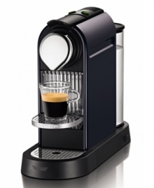 Sleek and simple, the Nespresso Citiz C110 espresso machine takes up a tiny space on your countertop, yet brews strong, smooth espresso to get you through the day. Intuitive one-touch controls ensure you brew the perfect cup every time. One-year warranty. Model C110. Sleek and simple, the Nespresso Citiz C110 espresso machine takes up a tiny space on your countertop, yet brews strong, smooth espresso to get you through the day. Intuitive one-touch controls ensure you brew the perfect cup every time. One-year warranty. Model C110.