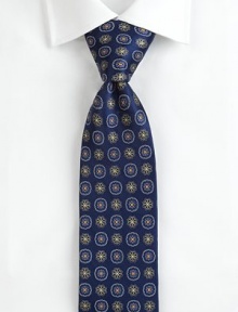 EXCLUSIVELY OURS. This patterned silk tie lends a personalized touch to your current work wardrobe.SilkDry cleanMade in USA EXCLUSIVELY OURS. This patterned silk tie lends a personalized touch to your current work wardrobe.SilkDry cleanMade in USA