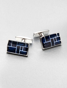 Highly polished, transparent design of fine brass and enamel.Brass/Enamel About ½ x ¾Imported Highly polished, transparent design of fine brass and enamel.Brass/Enamel About ½ x ¾Imported