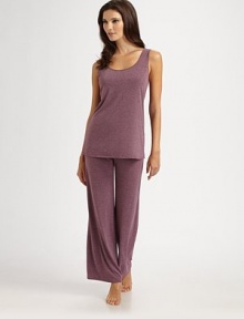 An comfortable style with a wide scoopneck design, perfect for layering or lounging. ScoopneckSleevelessPull-on styleAbout 26 from shoulder to hem67% polyester/33% rayonMachine washImported An comfortable style with a wide scoopneck design, perfect for layering or lounging. ScoopneckSleevelessPull-on styleAbout 26 from shoulder to hem67% polyester/33% rayonMachine washImported