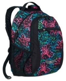 This backpack takes your life & translates it into everyday with a spacious design that makes room for every essential. A core organizer compartment, front zippered easy-access pocket with headphone port and large, gusseted side mesh pockets take your gear and get it ready to go. The padded design backs up this bag's comfort cred. This backpack takes your life & translates it into everyday with a spacious design that makes room for every essential. A core organizer compartment, front zippered easy-access pocket with headphone port and large, gusseted side mesh pockets take your gear and get it ready to go. The padded design backs up this bag's comfort cred.