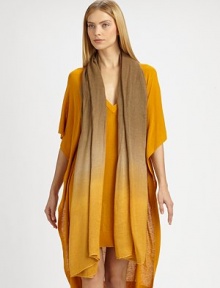 This colorful, ultra-soft wrap is rendered in a finespun bamboo/linen blend.40 X 8650% linen/50% bambooDry cleanMade in Italy This colorful, ultra-soft wrap is rendered in a finespun bamboo/linen blend.40 X 8650% linen/50% bambooDry cleanMade in Italy
