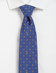 EXCLUSIVELY OURS. This limited-edition, novelty print tie is all business, with a playful dash of whimsy.SilkDry cleanMade in USA