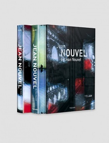 The work of France's internationally celebrated contemporary architect, and recipient of the 2008 Pritzker Prize, in a book designed by the master himself. Two 400-page hardcover volumes give the most complete overview to date of Jean Nouvel's career, including works in progress such as the new Louvre in Abu Dhabi, the Philharmonie de Paris, and the MoMA extension in New York.Two volumes Hardcover 892 pages 11.4W x 14.5H Made in Italy The work of France's internationally celebrated contemporary architect, and recipient of the 2008 Pritzker Prize, in a book designed by the master himself. Two 400-page hardcover volumes give the most complete overview to date of Jean Nouvel's career, including works in progress such as the new Louvre in Abu Dhabi, the Philharmonie de Paris, and the MoMA extension in New York.Two volumes Hardcover 892 pages 11.4W x 14.5H Made in Italy