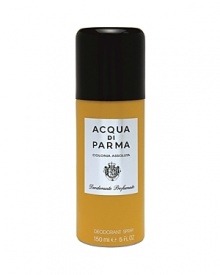 Fresh, sensual, vibranta refined cologne that represents the unmistakable style and timeless elegance of Acqua di Parma. The spicy citrus scent blends hints of jasmine, amber, white musk, and refined floral. Fresh, sensual, vibranta refined cologne that represents the unmistakable style and timeless elegance of Acqua di Parma. The spicy citrus scent blends hints of jasmine, amber, white musk, and refined floral.