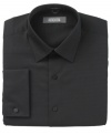 European style, no passport required. This slim-fit, French cuff shirt from Kenneth Cole Reaction will take you there.