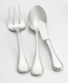 Traditional goes timeless with kate spade new york's modern touches and inspired, casual flair. The Union Street 3-piece serving set features flared handles with stitching details. Traditional goes timeless with kate spade new york's modern touches and inspired, casual flair. The Union Street 3-piece serving set features flared handles with stitching details.