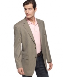 This sharp sport coat from Izod is full of irresistible style for your work or a more casual look. This sharp sport coat from Izod is full of irresistible style for your work or a more casual look.