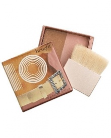 Bronze & highlight in one sexy sweep. For a supermodel glow & sleek, sculpted cheekbones, this duo of satiny pink & bronze powders tantalizes your complexion and décolleté...and makes you a perfect 10! Bronze & highlight in one sexy sweep. For a supermodel glow & sleek, sculpted cheekbones, this duo of satiny pink & bronze powders tantalizes your complexion and décolleté...and makes you a perfect 10!