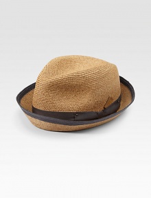 This dapper style crafted in paper straw is casual yet poised enough for any gentleman of style.100% paperBrim, about 2Spot cleanImported This dapper style crafted in paper straw is casual yet poised enough for any gentleman of style.100% paperBrim, about 2Spot cleanImported