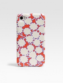 Soft leather featuring a vivid floral print snap over your iPhone® for a chic case. Saffiano leather2½W X 4½H X ½DImportedPlease note: iPhone® not included. Soft leather featuring a vivid floral print snap over your iPhone® for a chic case. Saffiano leather2½W X 4½H X ½DImportedPlease note: iPhone® not included.