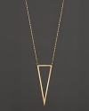 Lana captures modern simplicity with this 14K gold pendant necklace.