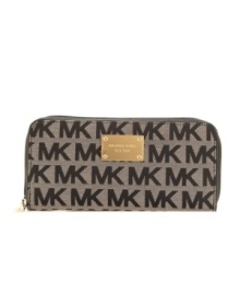 A signature print continental wallet from MICHAEL Michael Kors that's ready to go any where, every where. A signature print continental wallet from MICHAEL Michael Kors that's ready to go any where, every where.