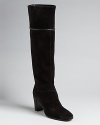 The Delman approach to luxury; high style in a streamlined boot designed to stand the test of time.