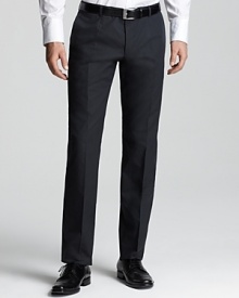 A dapper pair of dress pants from HUGO sets the tone for a strong, professional look and a productive day. A dapper pair of dress pants from HUGO sets the tone for a strong, professional look and a productive day.