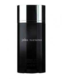 A clear stick deodorant designed to mask odor and keep you feeling fresh all day. Leaves skin with a hint of the signature John Varvatos fragrance A clear stick deodorant designed to mask odor and keep you feeling fresh all day. Leaves skin with a hint of the signature John Varvatos fragrance