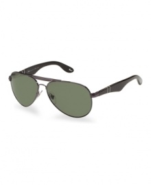 Designed and crafted in Italy, Persol - from the Italian per il sole meaning for the sun - is a favorite among tastemakers and celebrities for its impeccable fit and incredible clarity. The brand's patented Meflecto temples offer a secure fit, while crystal-tempered sunglass lenses provide protection with distortion-free vision. With a brand character that can best be described as classy, exclusive, stylish, and unique, Persol continues to go beyond trends. Designed and crafted in Italy, Persol - from the Italian per il sole meaning for the sun - is a favorite among tastemakers and celebrities for its impeccable fit and incredible clarity. The brand's patented Meflecto temples offer a secure fit, while crystal-tempered sunglass lenses provide protection with distortion-free vision. With a brand character that can best be described as classy, exclusive, stylish, and unique, Persol continues to go beyond trends.