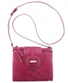 This unique crossbody design is sure to keep you organized, no matter how chaotic your day gets! A take-anywhere design by Nine West, featuring an ultra organized interior and easy-wear crossbody silhouette.