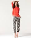 Add irreverent flair to your ensemble with these bird-printed Rachel Rachel Roy pants -- perfect for a quirky-cute look!