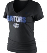Female Jocks Rule! Display your pride wearing this NCAA tee showcasing the Florida Gators by Nike.