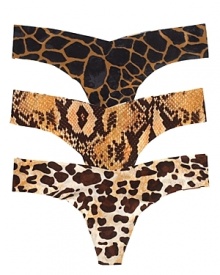Commando's signature thong gets a fierce update in animal print. Commando's signature thong gets a fierce update in animal print.