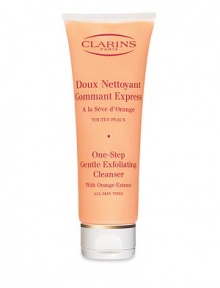 Named Best Cleanser by Child magazine. One-Step Gentle Exfoliating Facial Cleanser. Give your skin a new kind of clean. This gentle two-in-one formula gently purifies and smoothes skin with natural botanicals for a fast, natural clean. Enhances skin softness, suppleness and comfort while protecting its natural balance. 4.32 oz. Named Best Cleanser by Child magazine. One-Step Gentle Exfoliating Facial Cleanser. Give your skin a new kind of clean. This gentle two-in-one formula gently purifies and smoothes skin with natural botanicals for a fast, natural clean. Enhances skin softness, suppleness and comfort while protecting its natural balance. 4.32 oz.