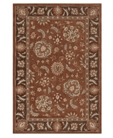 A beautifully detailed motif teeming with lush botanicals enlivens your home with old-world grandeur. Hand tufted in densely woven polyester and acrylic, this plush area rug from Dalyn will maintain its subtle coloration and rich texture for years to come. A beautifully detailed motif teeming with lush botanicals enlivens your home with old-world grandeur. Hand tufted in densely woven polyester and acrylic, this plush area rug from Dalyn will maintain its subtle coloration and rich texture for years to come.