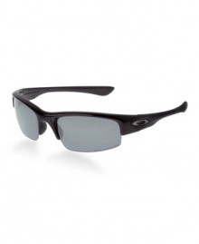 No bottlecap lenses here, Oakley's Bottlecap® features an open-edge, semi-rimless design that offers an unobstructed view of your playing field. The frame is made of lightweight O Matter® frame material. High Definition Optics® combines patented optics and PLUTONITE® lens material, in iridium, which provides 100% UV filtering and unsurpassed impact protection. Its sculpturally integrated hinges are engineered with dual cam action and finished with true metal icons. No bottlecap lenses here, Oakley's Bottlecap® features an open-edge, semi-rimless design that offers an unobstructed view of your playing field. The frame is made of lightweight O Matter® frame material. High Definition Optics® combines patented optics and PLUTONITE® lens material, in iridium, which provides 100% UV filtering and unsurpassed impact protection. Its sculpturally integrated hinges are engineered with dual cam action and finished with true metal icons.