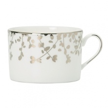 An instant classic from Kate Spade, the Gardner Street Platinum dinnerware collection is the definition of contemporary elegance. Delicate platinum branches with dainty leaves sweep over the sides of this dinnerware, bringing an elegant feel to your table. An instant classic from Kate Spade, the Gardner Street Platinum dinnerware collection is the definition of contemporary elegance. Delicate platinum branches with dainty leaves sweep over the sides of this dinnerware, bringing an elegant feel to your table.