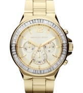 Glitz and glamour overtake this Gramercy watch from Michael Kors.
