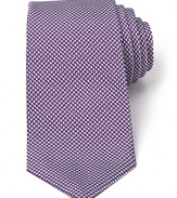 Uncommonly fine silk with an evocative houndstooth pattern infuses your attire with sophistication and luxury. A major contribution to your refined tie collection from Turnbull & Asser.