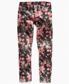 Just for her are these sweet, cheery, and all over printed floral jeans by Baby Phat.