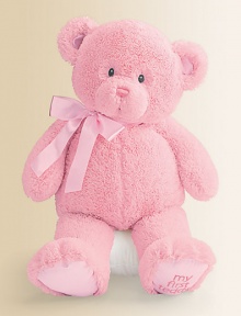 Welcome the new addition to the family in grand style with this extra large, plush friend. Ultra-soft and ultra-adorable, Teddy Bear adds the perfect touch of cuteness to any child's bedroom.24H X 17W X 14DPolyesterMachine washRecommended for ages 0 and upImported Welcome the new addition to the family in grand style with this extra large, plush friend. Ultra-soft and ultra-adorable, Teddy Bear adds the perfect touch of cuteness to any child's bedroom.24H X 17W X 14DPolyesterMachine washRecommended for ages 0 and upImported