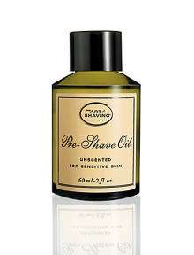 First step in The Art of Shaving. It softens the beard and prepares the skin for a close and comfortable shave without leaving oily residue. Formulated with a unique blend of botanical ingredients and essential oils. 2 oz. First step in The Art of Shaving. It softens the beard and prepares the skin for a close and comfortable shave without leaving oily residue. Formulated with a unique blend of botanical ingredients and essential oils. 2 oz.
