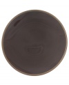 Rich chocolate hues and a dashing coupe shape give this collection from Calvin Klein undeniably chic style. The Tonal Edge dinnerware features lush brown glaze over fine porcelain with a matte bisque rim to create a duality of color.